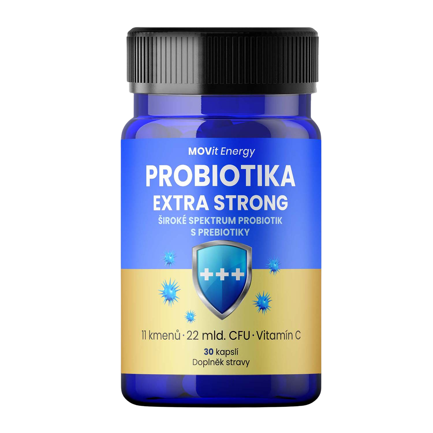 MOVit Energy Probiotika Extra Strong 30 kapslí
