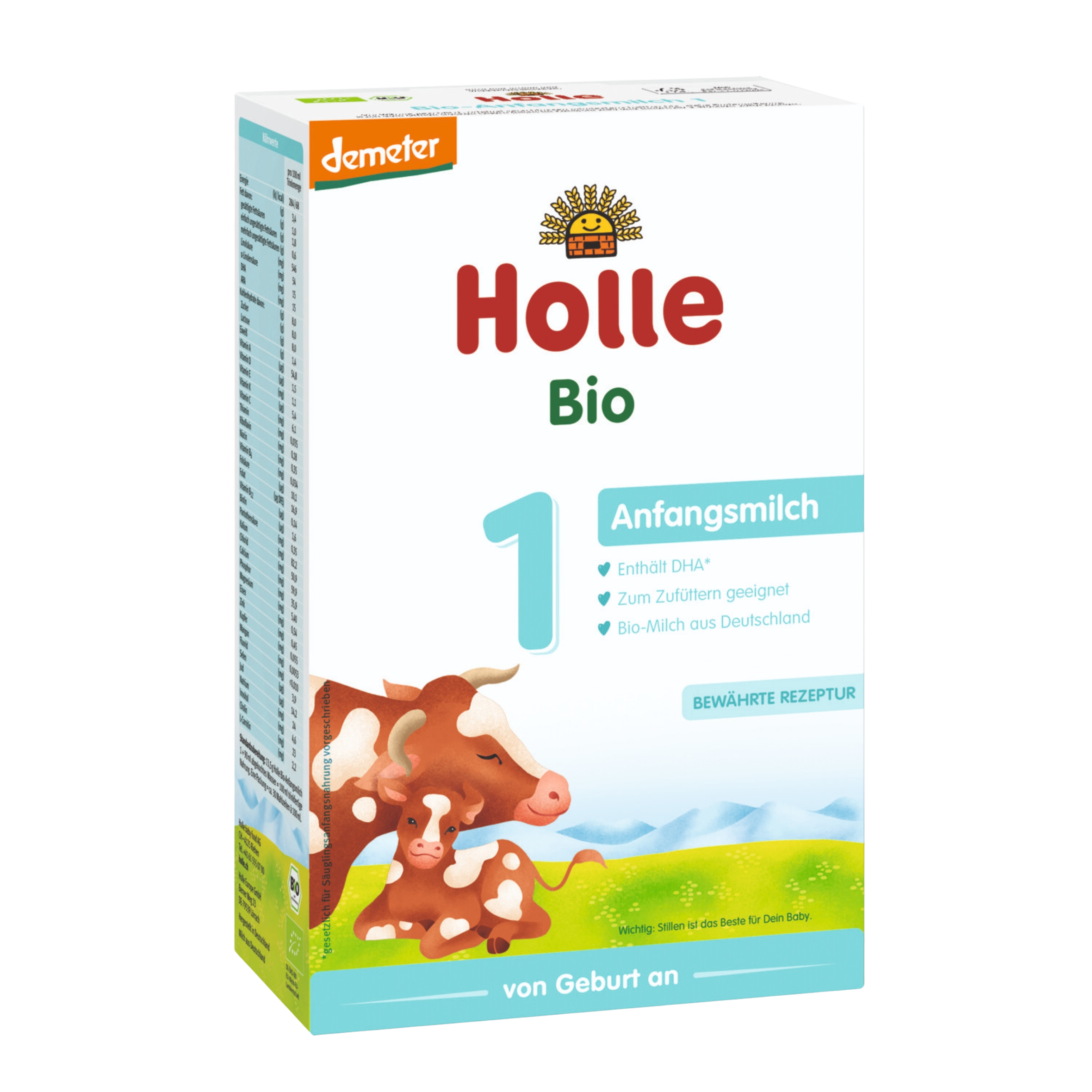 Holle bio počáteční dětská mléčná výživa 1 pro děti od narození 400 g