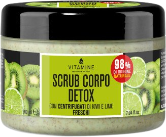 ERBORISTICA Vitamine Detox Tělový peeling kiwi a limetka 200 ml