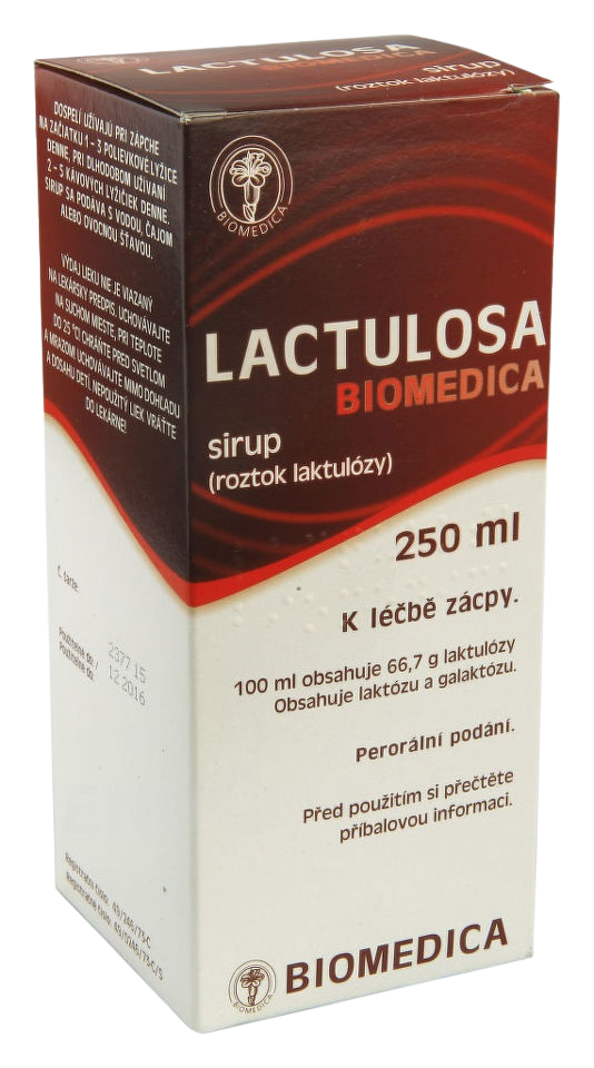 BIOMEDICA Lactulosa 667 mg sirup 250 ml