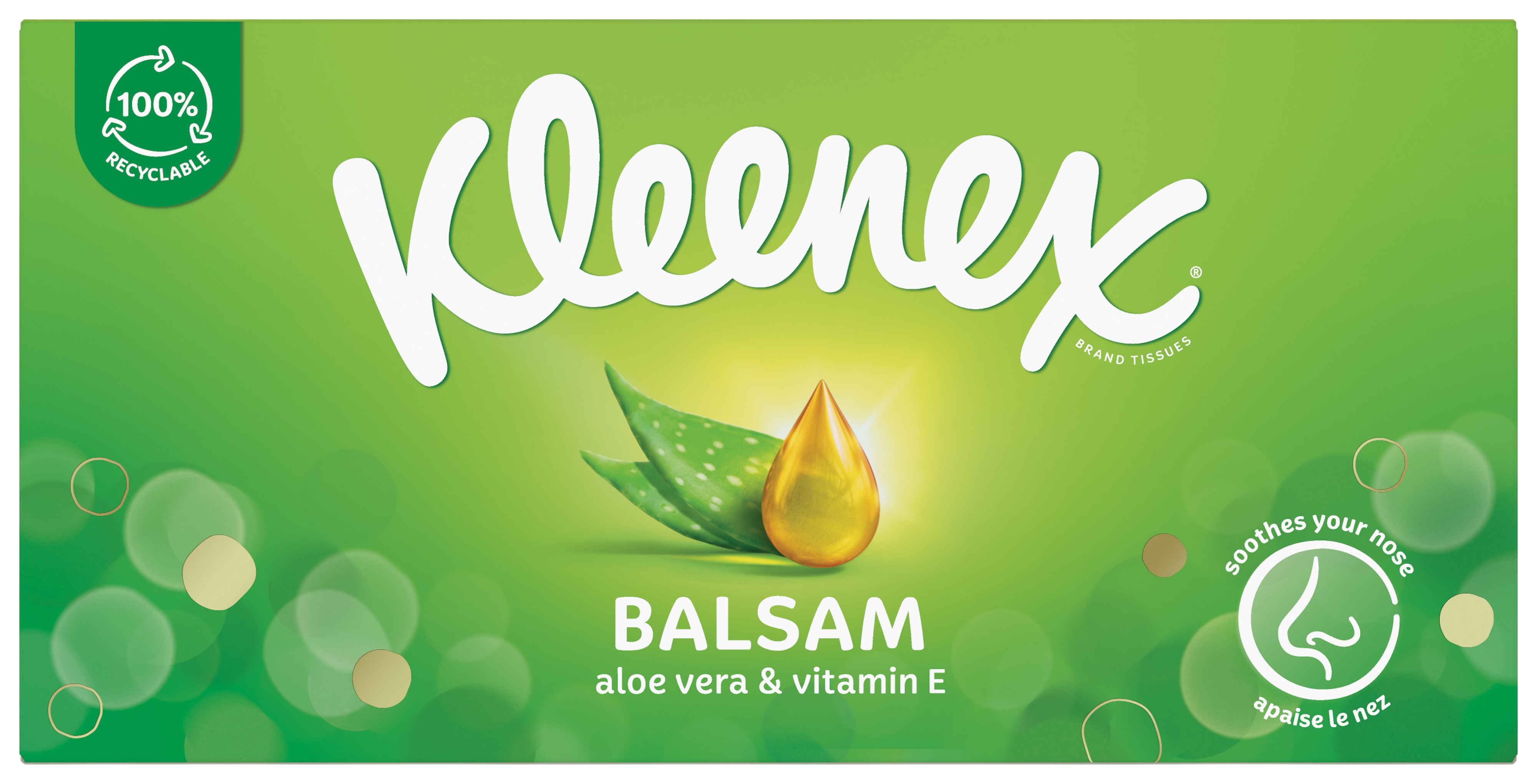 Kleenex® Balsam Box - papírové kapesníky 64 ks