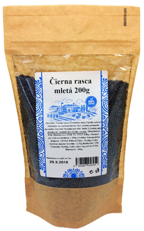 NAJTELO Kmín černý Nigella mletý 200 g