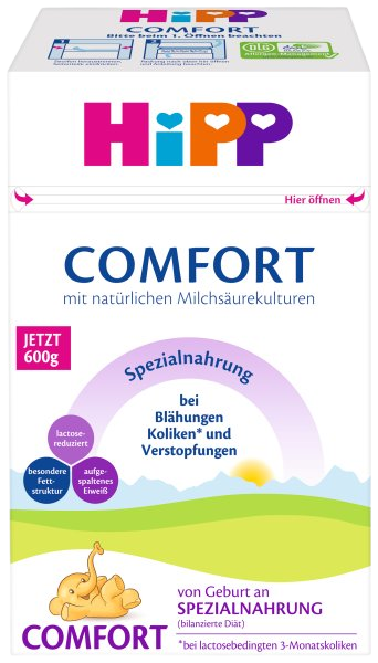 HIPP Speciální kojenecká výživa Comfort, od narození 600 g