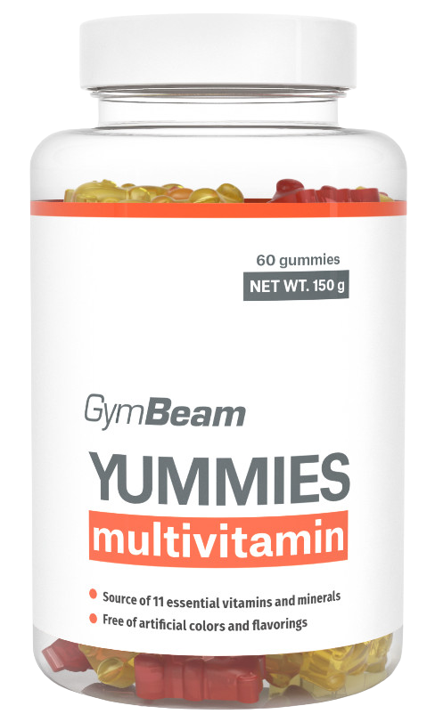 GymBeam Yummies Multivitamin medvídci 60 ks