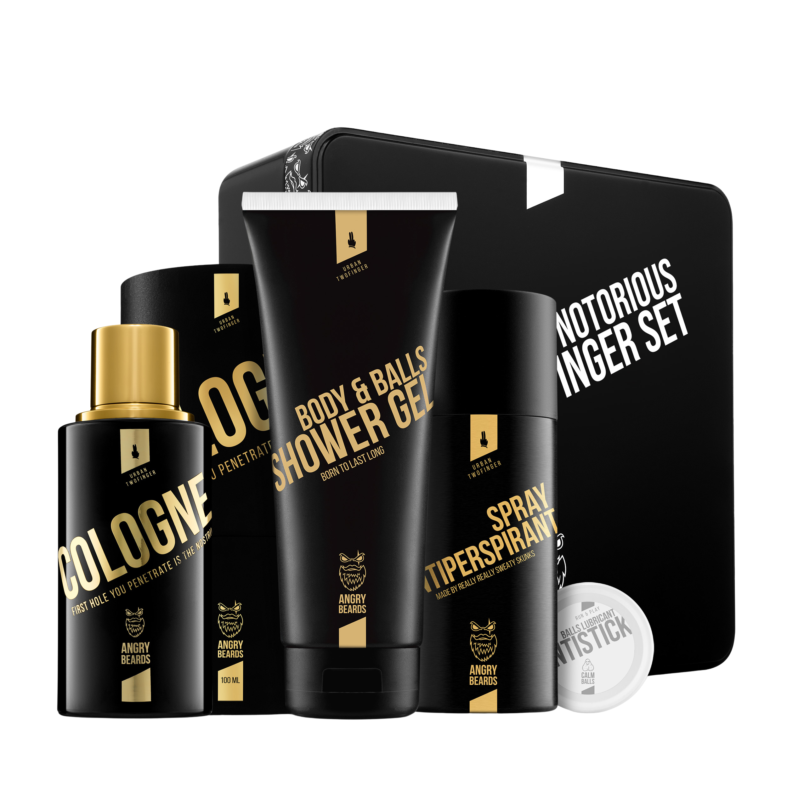 ANGRY BEARDS Notorius Urban Twofinger set