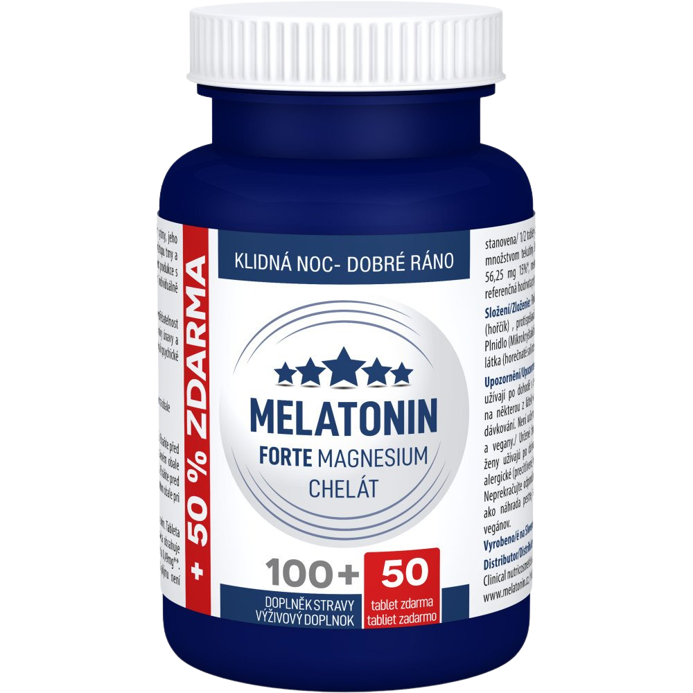CLINICAL Melatonin Forte Magnesium chelát 150 tablet