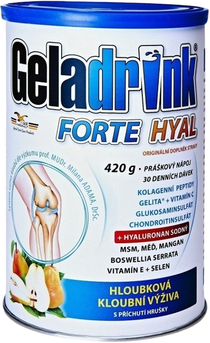 Geladrink Forte Hyal práškový nápoj hruška 420 g