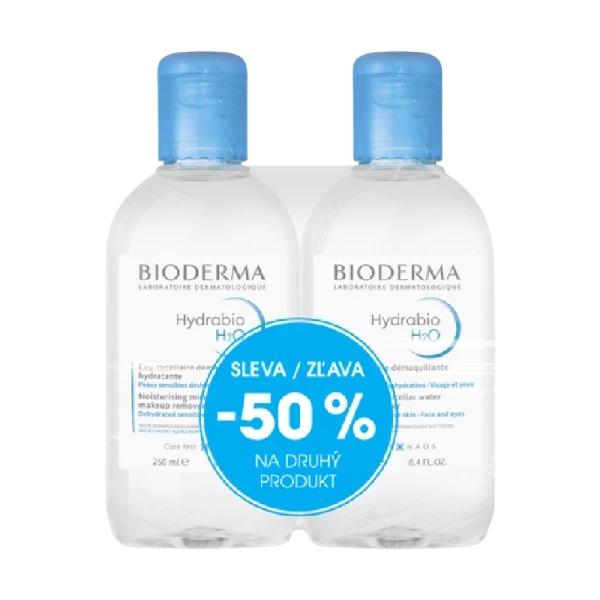 BIODERMA Hydrabio H2O výhodné balení 2 x 250 ml