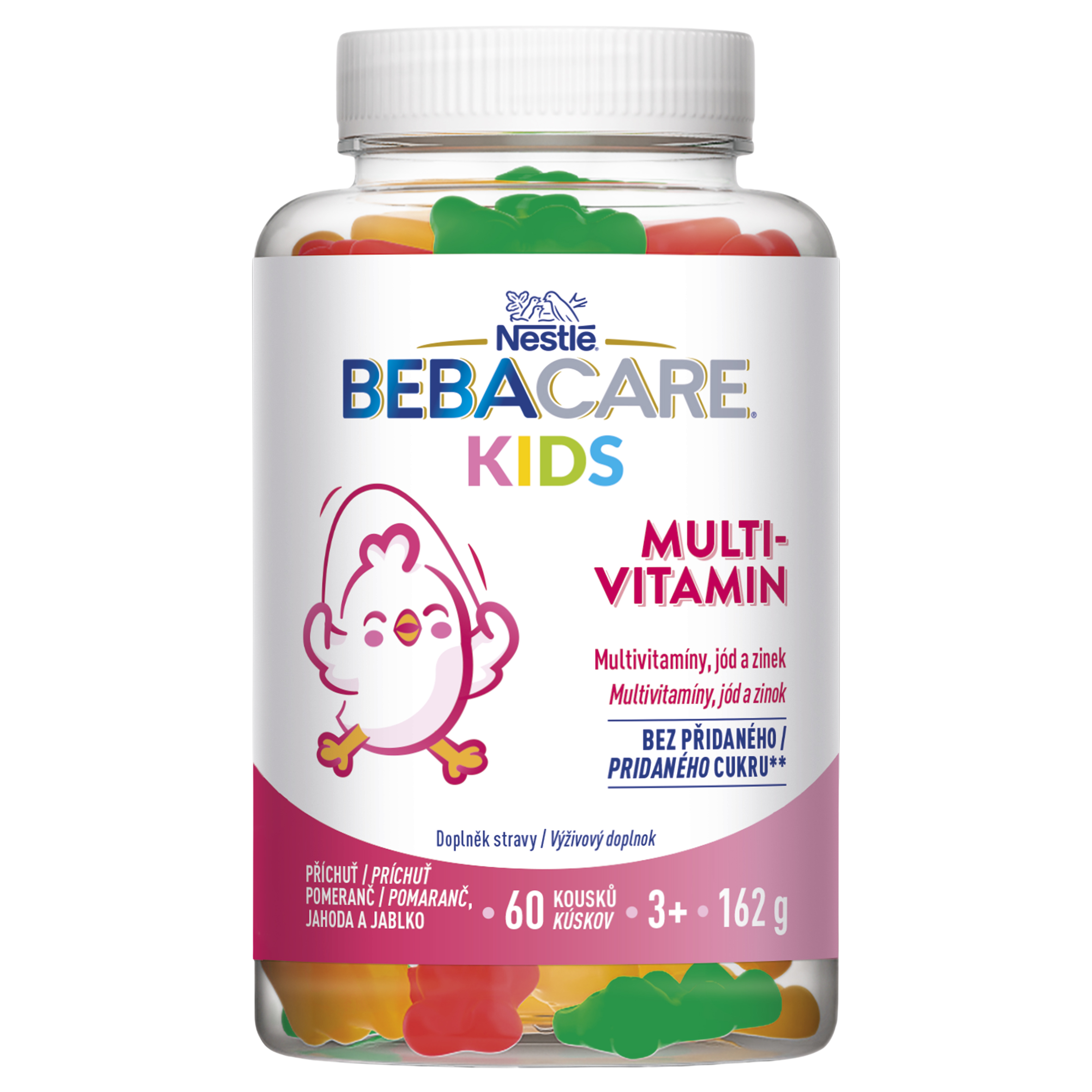 Multivitamin - Pomaranč, jablko, jahoda