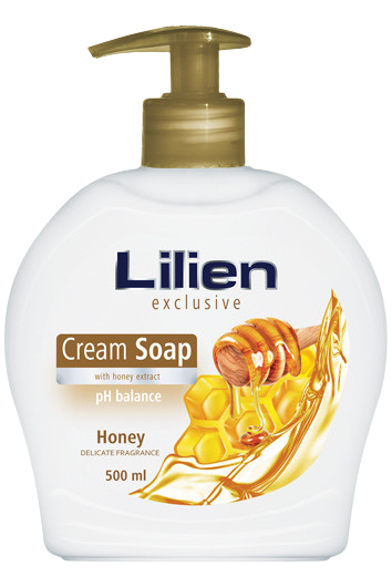 LILIEN krémové tekuté mýdlo Honey 500 ml