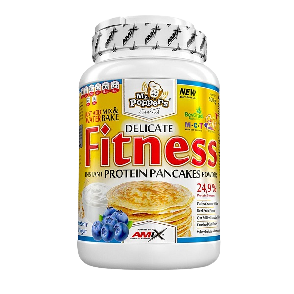 AMIX Fitness Protein Pancakes, borůvka a jogurt 800 g