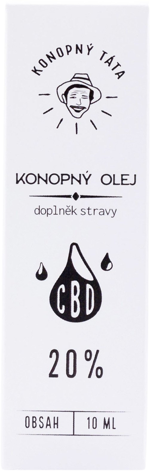KONOPNÝ TÁTA CBD Konopný olej 20% 10 ml
