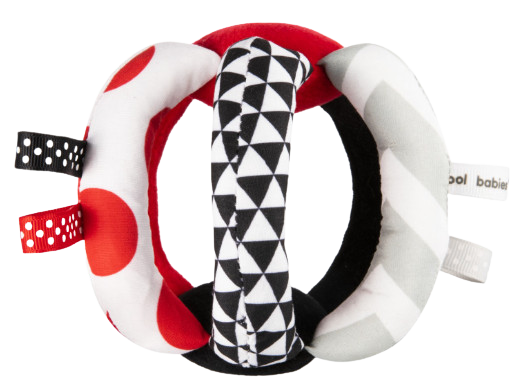 Fotografie CANPOL BABIES Kontrastní míček s chrastítkem SENSORY Canpol Babies