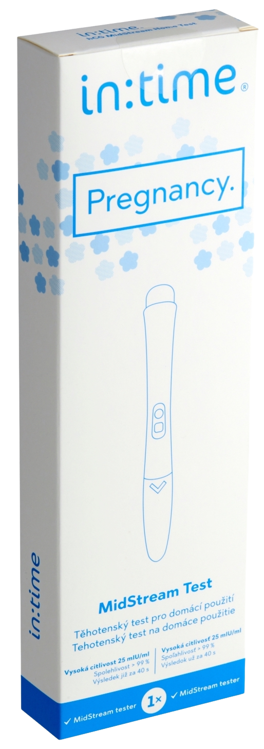 INTIME Pregnancy MidStream těhotenský test