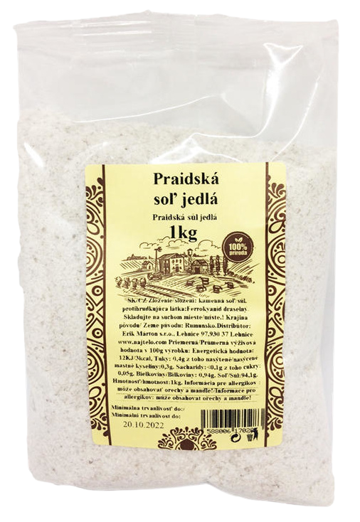 NAJTELO Praidská sůl jedlá 1 kg