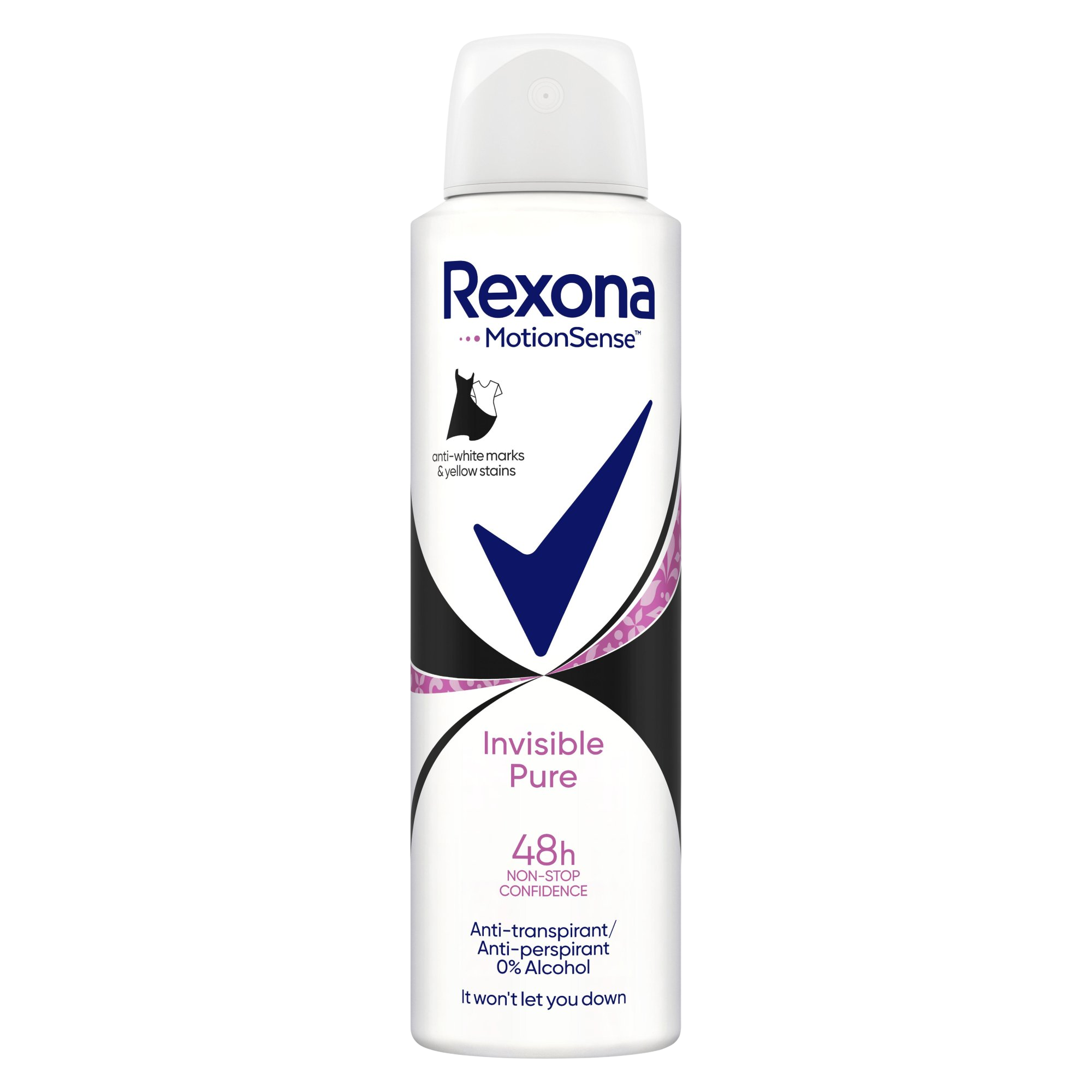 Rexona Invisible Pure Antiperspirant sprej 150 ml