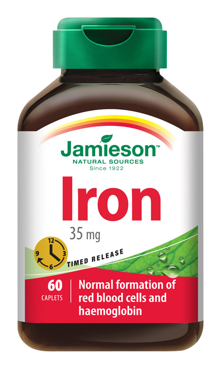 JAMIESON Železo 35 mg s postupným uvolňováním 60 tablet