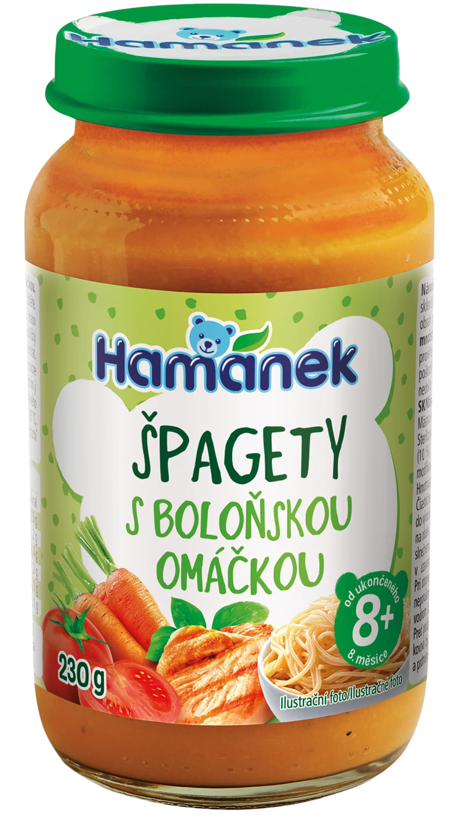 Hamánek Špagety s boloňskou omáčkou a kuřecím masem 230 g