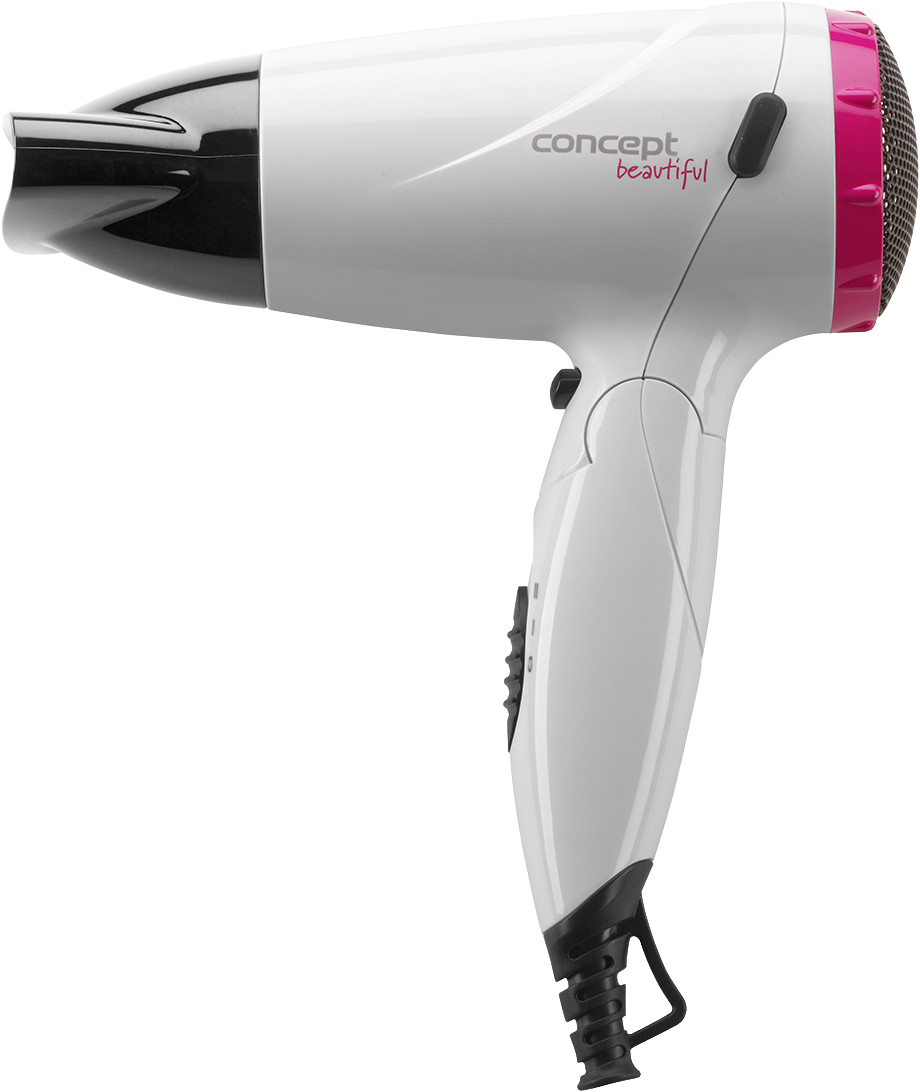 CONCEPT Vysoušeč vlasů BEAUTIFUL 1500 W bílá + růžová VV5740