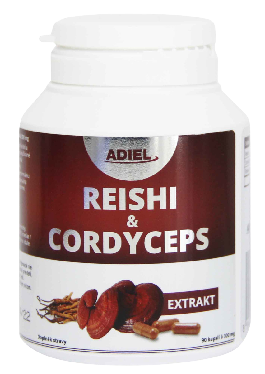 ADIEL Reishi&Cordyceps 90 kapslí