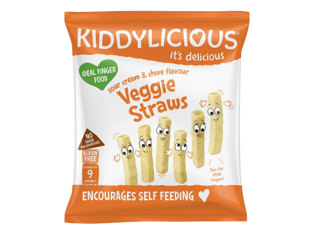 Kiddylicious Zeleninové tyčinky s příchutí zakysané smetany a pažitky 12 g