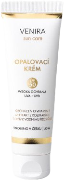 VENIRA opalovací krém SPF50 50 ml