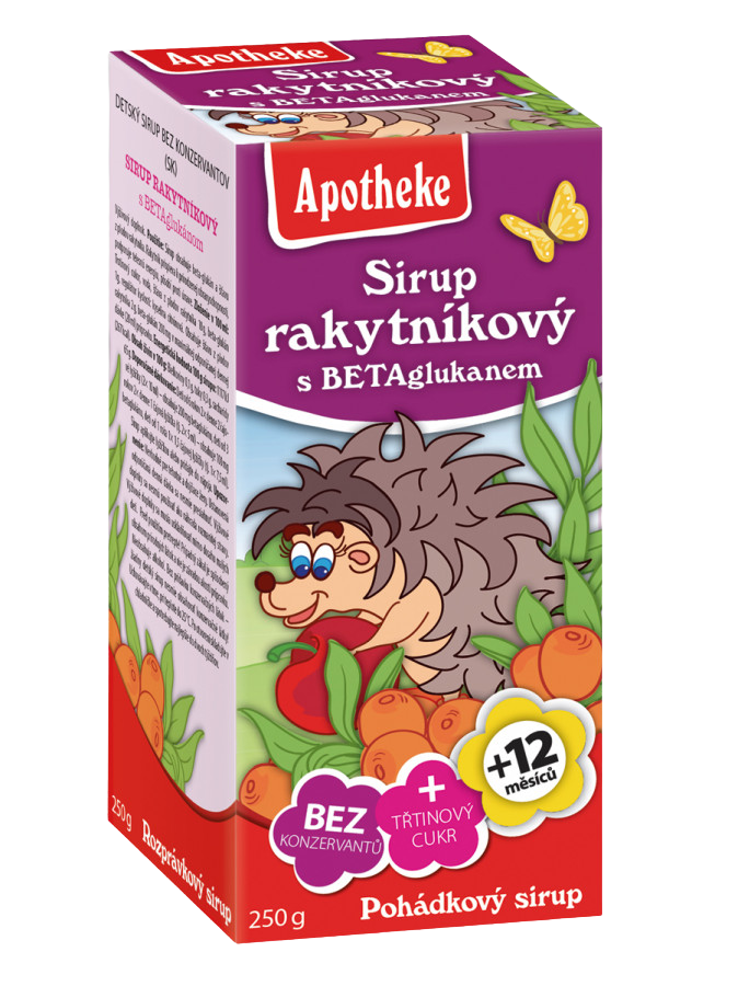 APOTHEKE Dětský pohádkový rakytníkový sirup 250 g