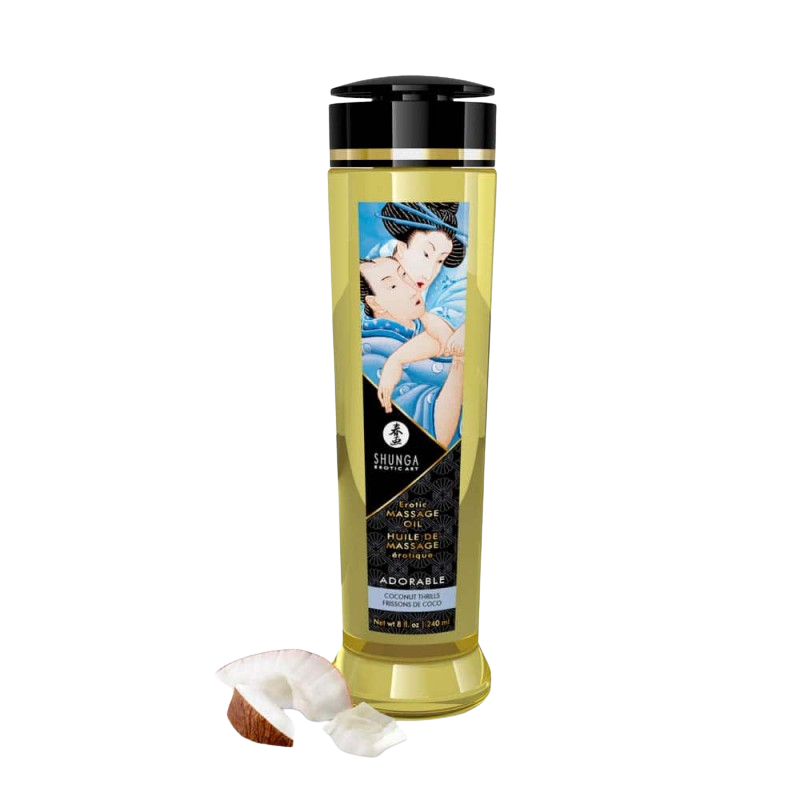 SHUNGA Masážní olej Adorable Coconut 240 ml