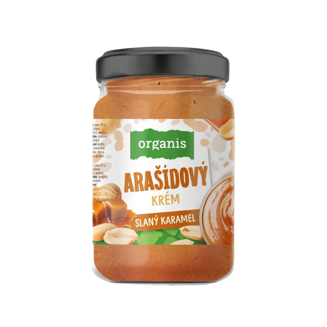 ORGANIS Organis Arašídový krém se slaným karamelem 920 g