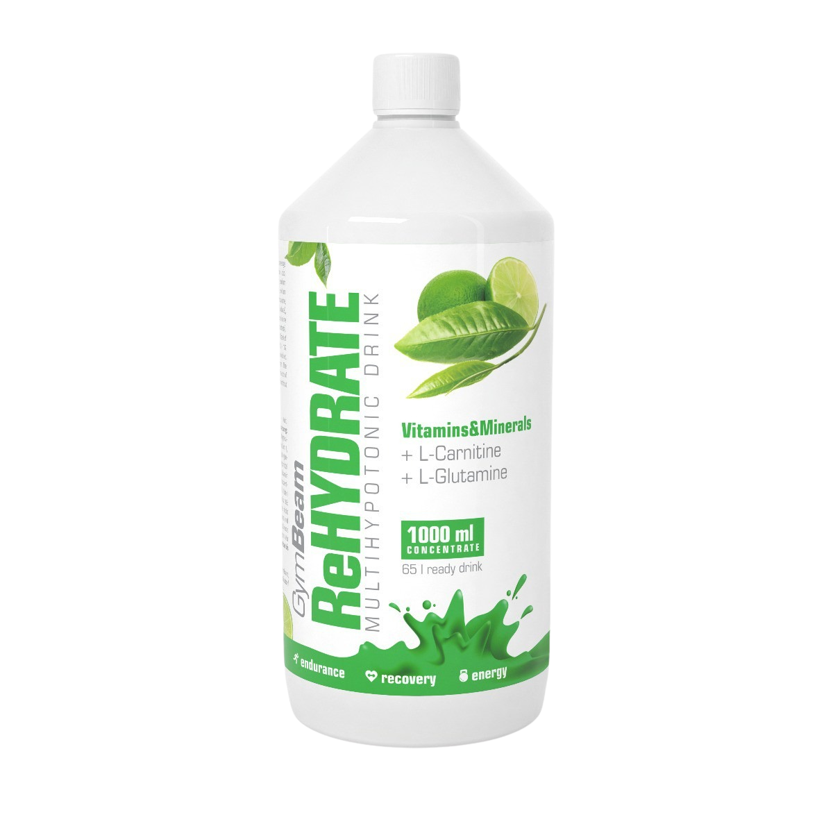GYMBEAM ReHydrate green tea lime 1000 ml