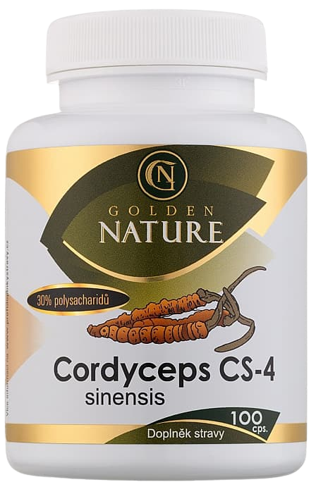 GOLDEN NATURE Cordyceps CS-4 100 kapslí