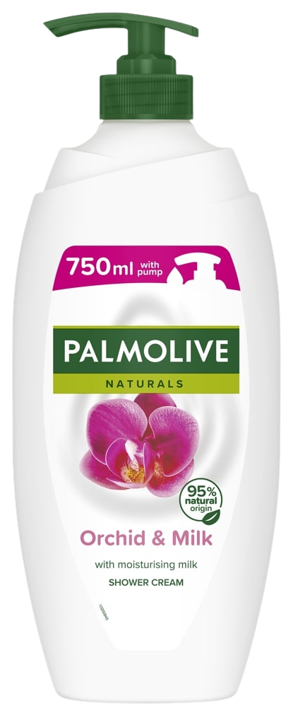 Palmolive Naturals Orchid & Milk sprchový gel pro ženy pumpa 750 ml