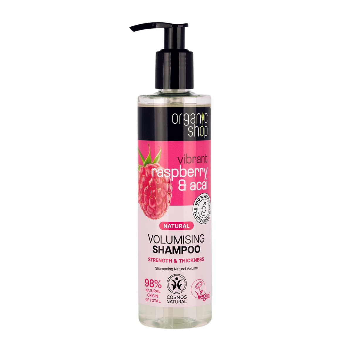 ORGANIC SHOP Šampon pro objem Malina & Acai 280 ml
