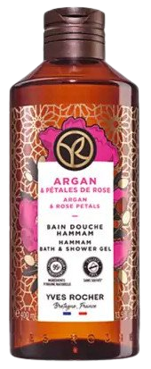 YVES ROCHER Sprchový gel Argan & bio růže z Maroka 400 ml