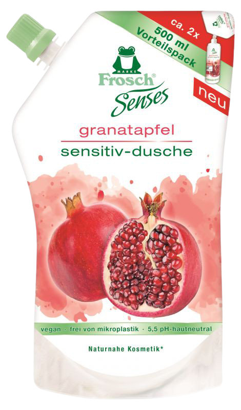 FROSCH Eko Sprchový gel Granátové jablko - náhradní náplň 500 ml