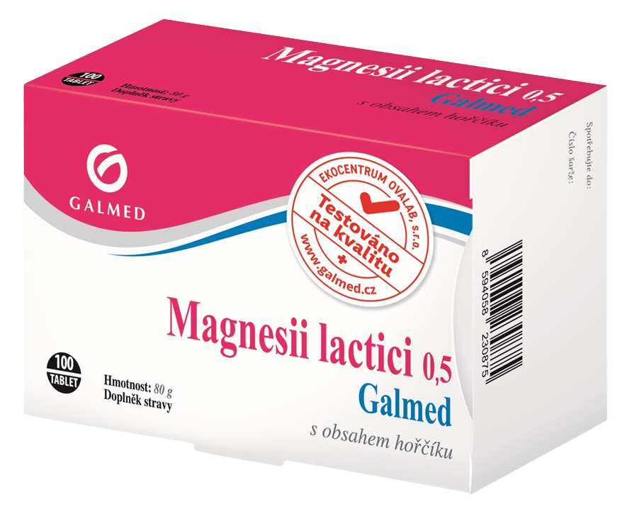 GALMED Magnesii lactici 0,5 g 100 tablet