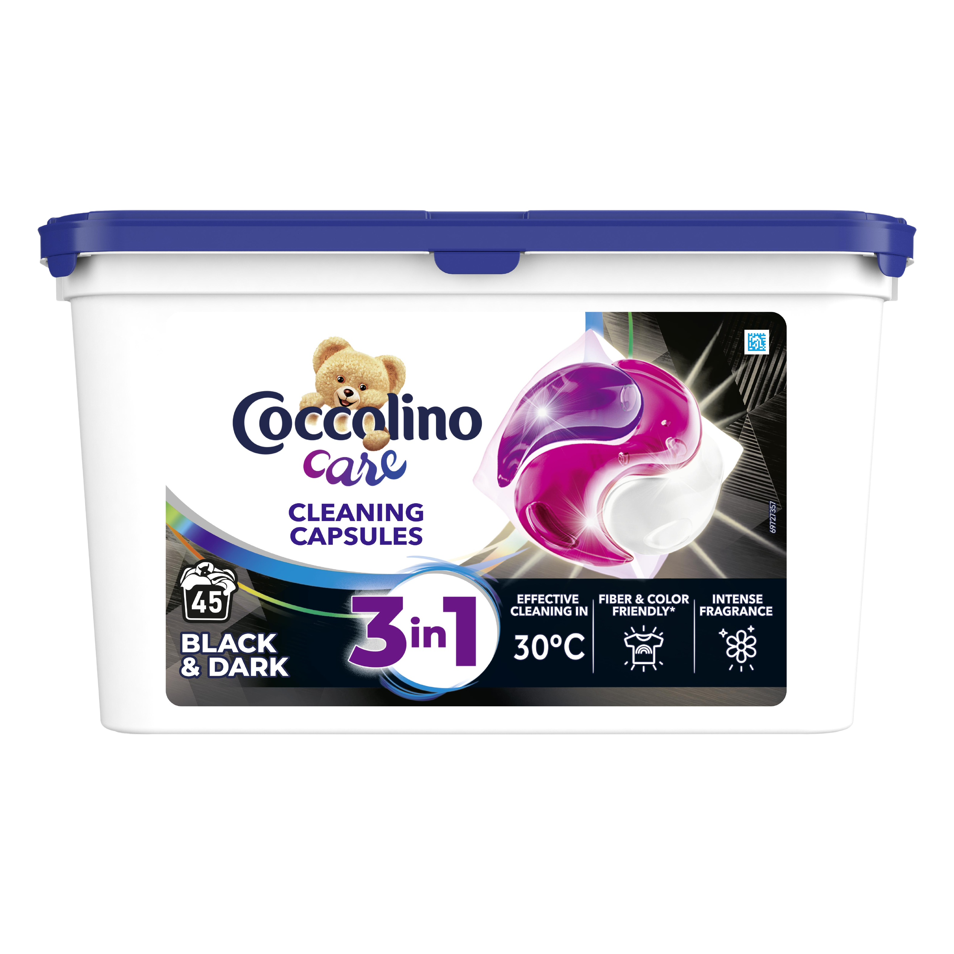 Fotografie COCCOLINO kapsle na praní Black 40 kapslí