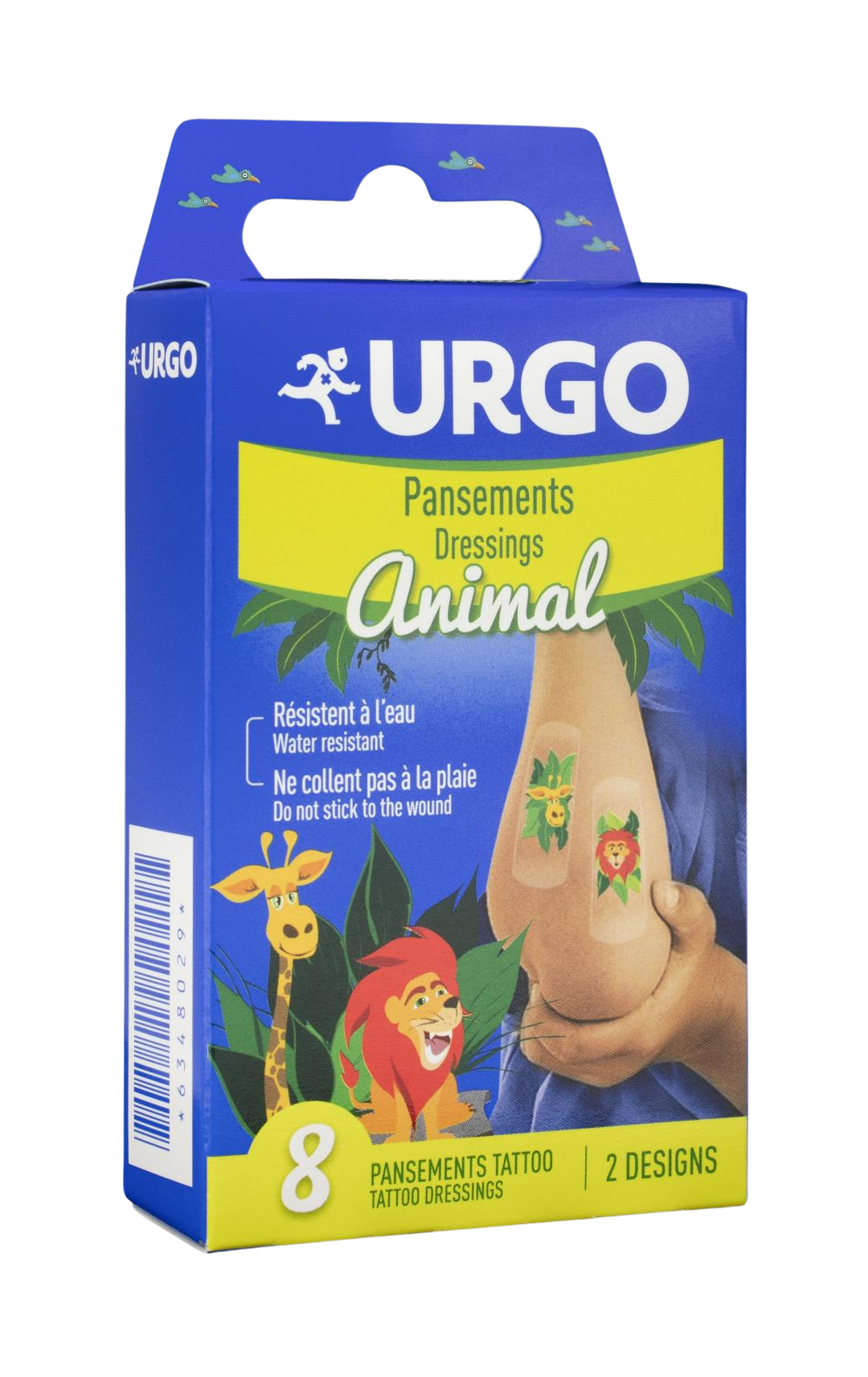 URGO TATTOO Animal Dětská náplast 8 ks