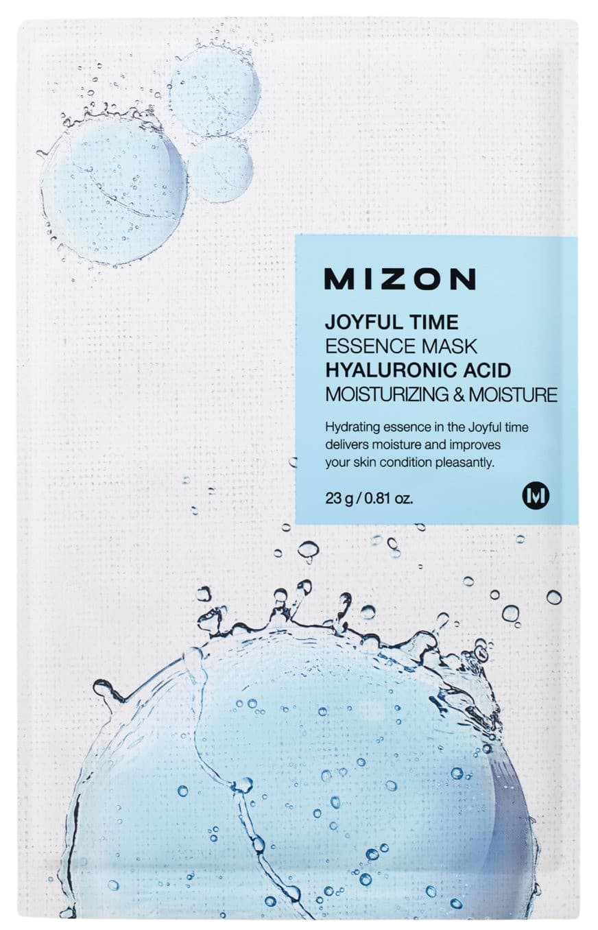 Mizon Joyful Time Essence Mask Hyaluronic Acid Plátýnková maska s hydratačním a zklidňujícím účinkem 23 g
