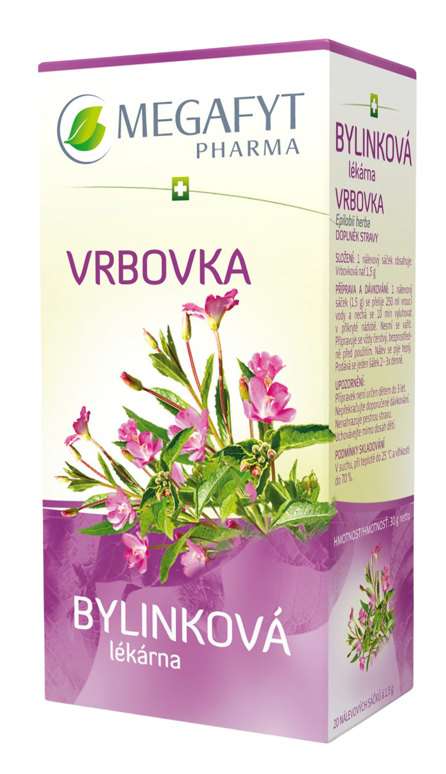 MEGAFYT Bylinková lékárna Vrbovka sáčky 20 x 1.5 g