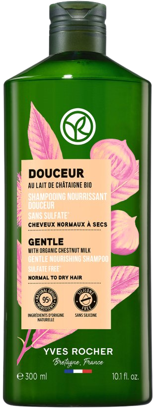 Yves Rocher Jemný šampon s bio kaštanovým mlékem 300 ml