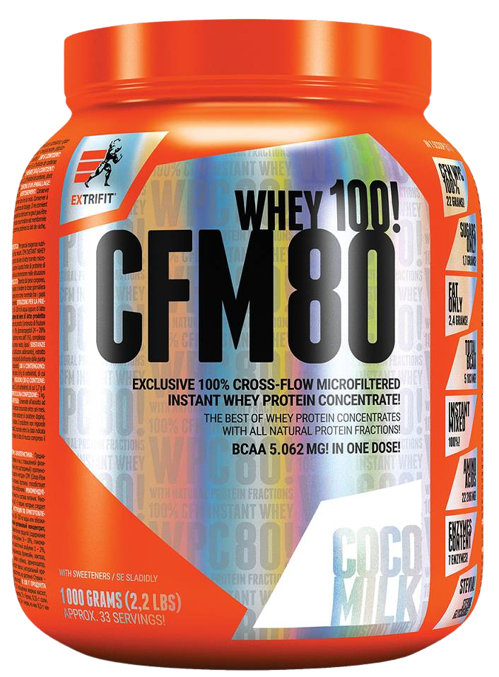 EXTRIFIT CFM Instant Whey 80 kokosové mléko 1000 g
