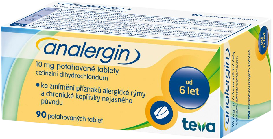ANALERGIN 10 mg 90 tablet
