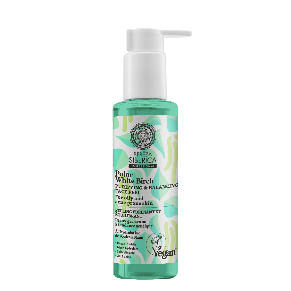 NATURA SIBERICA Čisticí a vyrovnávací peeling na obličej 145 ml