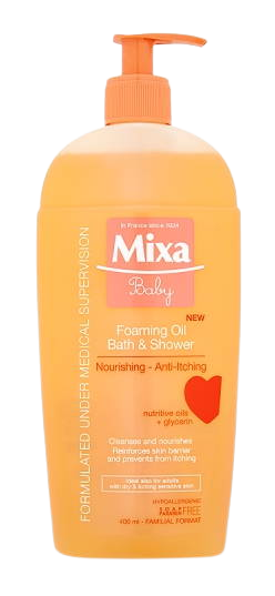 MIXA Baby olejový gel do koupele 400 ml