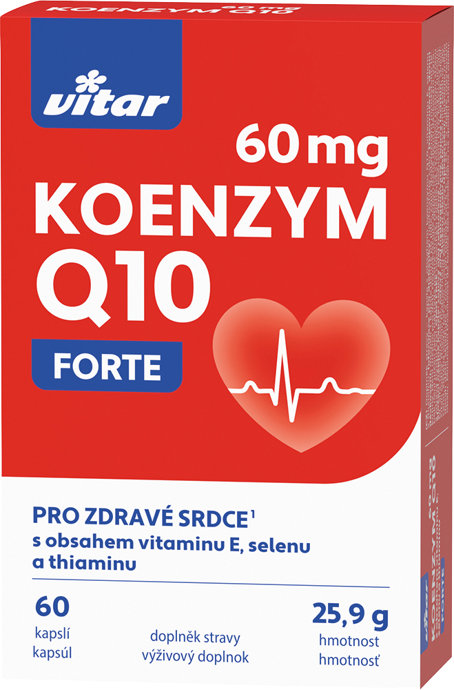 VITAR Koenzym Q10 Forte 60mg 60 kapslí