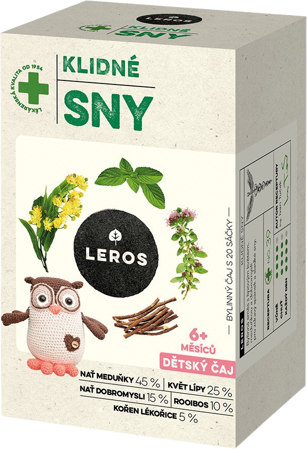LEROS Dětský čaj klidné sny 30 g