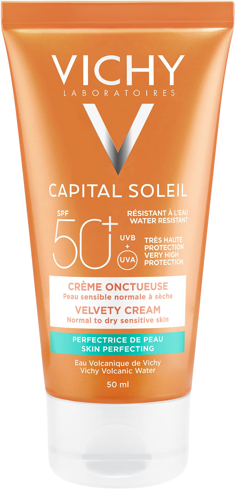 Vichy Capital Soleil SPF 50+ Ochranný krém pro sametově jemnou pleť 50 ml