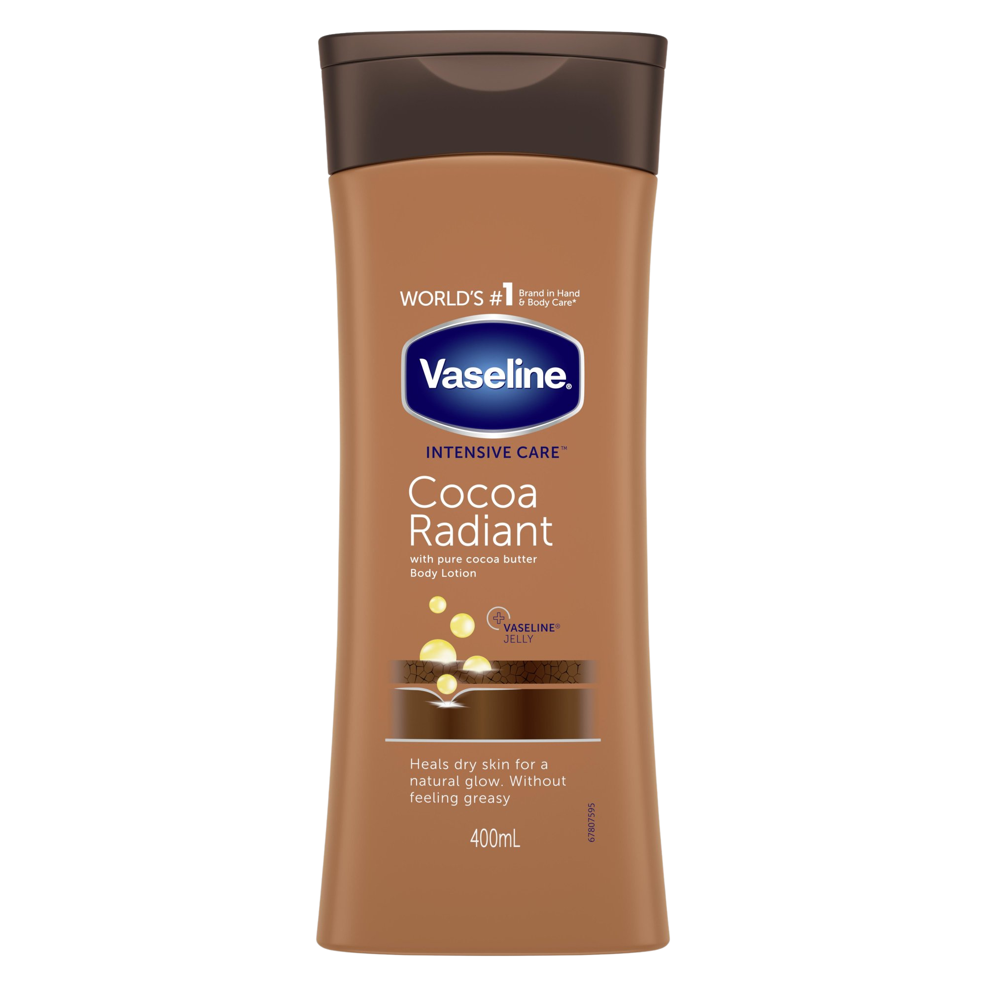 VASELINE Cocoa Radiant, Hydratační tělové mléko 400 ml