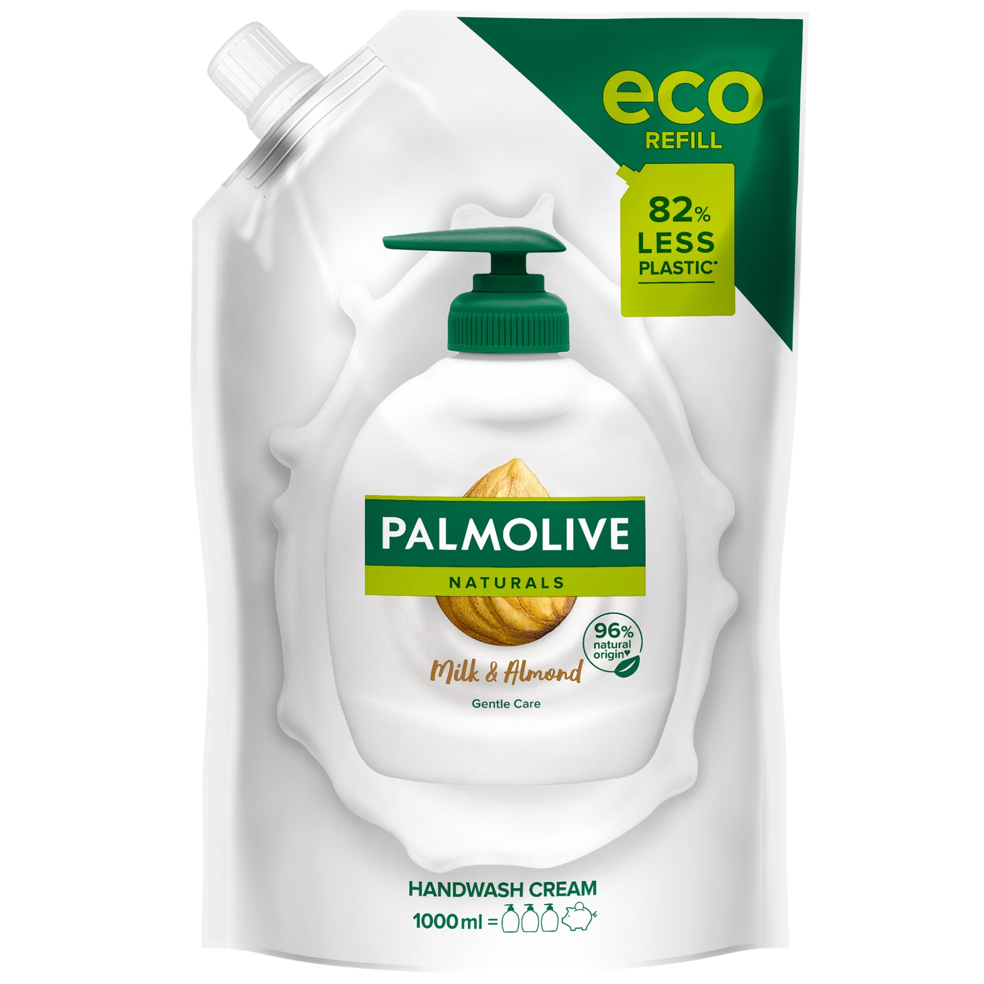 Palmolive Tekuté mýdlo Naturals Almond&Milk náhradní náplň 1000 ml